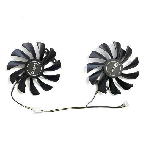 New GPU fan 4PIN 95MM GFM10012H12SPA GTX 1080 GPU fan for GALAXY GTX 1070 1070TI 1080 EXOC SNPR white graphics card cooling fan