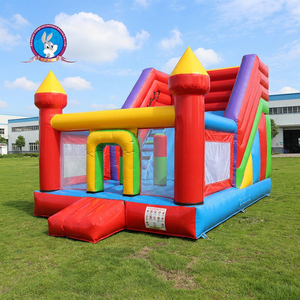 Scivolo Gonfiabile Personalizzato per Parco Giochi, <span class=keywords><strong>Casa</strong></span> Gonfiabile per Bambini e Adulti - Product Image 1