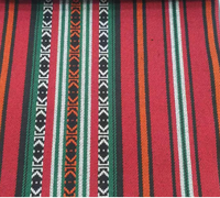 Palette arabe 100% polyester tissu jacquard, tissu Sadu utilisé dans le canapé, tapis de prière et ameublement pour le marché du Moyen-Orient