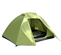 Tente de camping Oxford légère pour la randonnée en plein air, quatre saisons, avec sac de transport, installation rapide, logo personnalisé, adaptée à la randonnée
