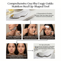 OEM ODM Outil de massage Gua Sha en acier inoxydable 304, peigne de soin du visage anti-âge, lifting du visage, fonction musicale, fait main