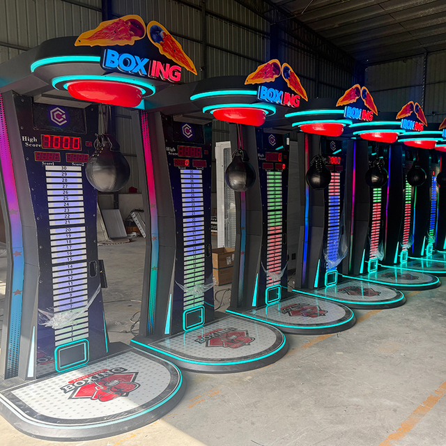 Ultimate Big Boxing Punch Game Machine Coin-Operated Street Sport Machine Arcade Metal Factory Sale OEM Electronic Sensing