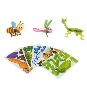 Rompecabezas 3D de Insectos - Juguete Creativo DIY para Niños de 3 a 6 Años, Kit de Manualidades para Educación Temprana - Product Image 1