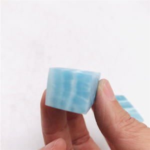 Pingente de pedra preciosa de quartzo natural, recém-chegada, larimar pontos de cristal minúsculo, obelisco para decoração - Product Image 6