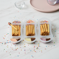 Biscuits en forme de doigt enrobés de chocolat au lait et de crème de fraise, personnalisables en gros (OEM), délicieux, sucrés, en forme de bonbons, en pot.