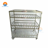 Chariot de transport alimentaire motorisé en acier inoxydable ZBHT, équipement de traitement et de stockage de viande suspendue, machine pour abattoir