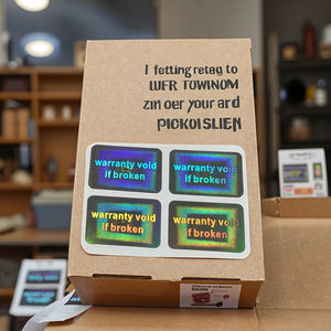 تخصيص 3D شفاف فراشة فلاش ليزر ثلاثي الأبعاد يموت قطع ملصقات الطباعة الأمن والحماية ورقة الثلاثية الأبعاد - Product Image 4