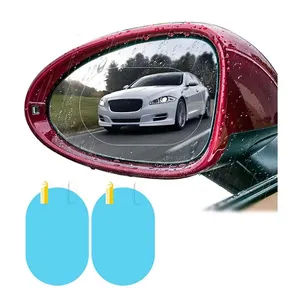 Car Rearview Mirror Protective Film Rainproof Mirror Window Clear Protective Auto Stickers Nano Coating Rainproof Anti Fog Film