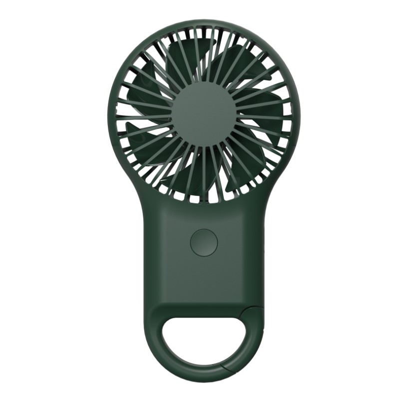LED Pocket Fan Mini Portable Rechargeable Outdoor USB Fan Keychain Style Logo Custom Available