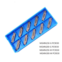 Outils de tournage MGMN150 M PC9030, plaquettes en carbure, fraiseuse CNC, MGMN 150, plaquettes de coupe et de rainurage
