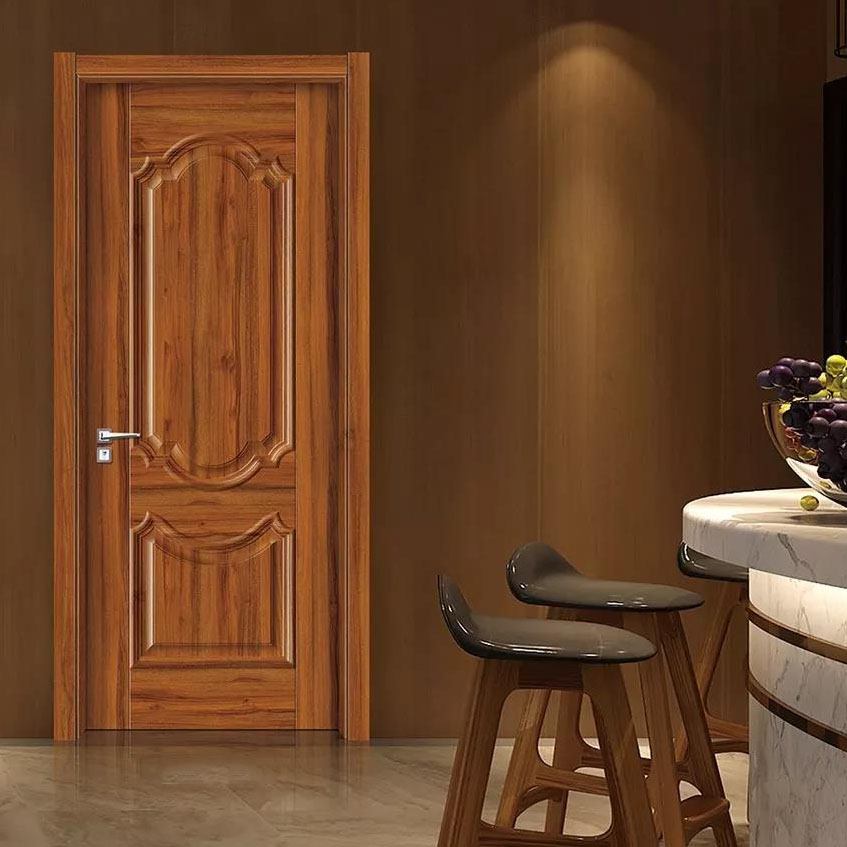 Wanlut grigio dorato porte a battente in legno americano porte d'ingresso moderne interni dell'hotel carta a nido d'ape/bordo di fuoco minerale MDF