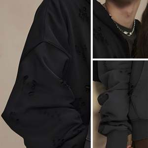 Sweats à capuche zippés personnalisés Hommes Femmes Sweat à capuche zippé surdimensionné Sweat à capuche zippé unisexe vieilli - Product Image 6