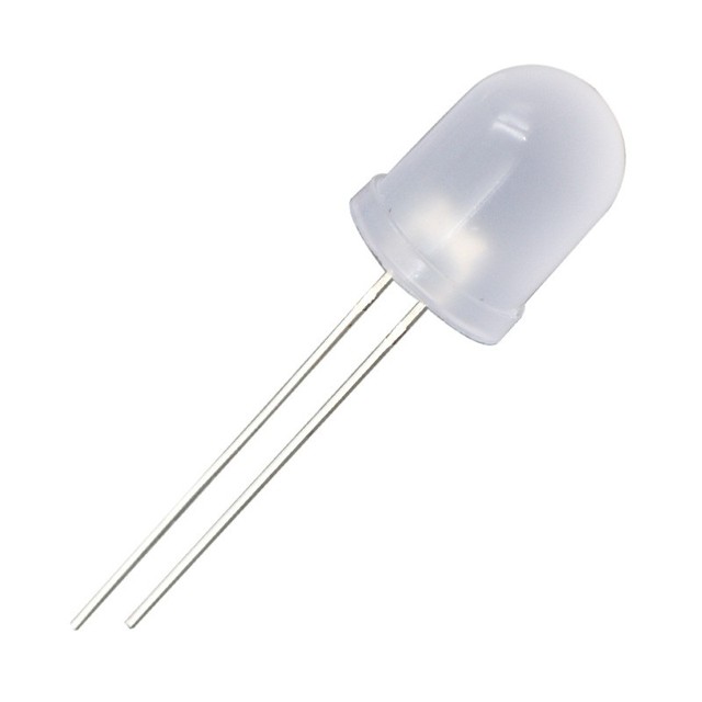 Custom 10mm Through Hole Red Blue Green  Dimmable Lamp Led Diode F10 with 2-Year Warranty  10mm  white led
