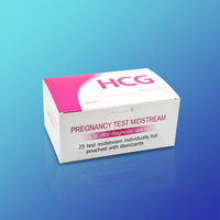 DEEPBLUE OEM Kit de test de grossesse urinaire HCG personnalisé, cassette de test de grossesse précoce jetable, CE