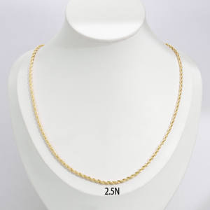 Vòng cổ dây chuyền CM bán buôn, dây chuyền vàng <span class=keywords><strong>14K</strong></span>, unisex, kiểu dáng cổ điển, hiphop, dây to bản, nhiều kích cỡ - Product Image 3