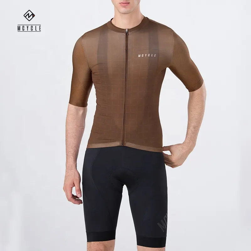 Mccycle, venta al por mayor, camiseta transpirable de secado rápido para bicicleta de montaña, ropa de ciclismo personalizada, camisetas de manga corta para hombre, camiseta de ciclismo