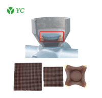 Filtre en maille de fibre de verre pour la filtration des métaux fondus, écran filtrant en fibre de verre pour fonderie et coulée