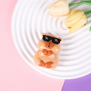 Jouet anti-stress explosif en gros Kapibala avec lunettes de soleil, outil de relaxation à rebond lent - Product Image 2