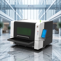 Découpeuse laser industrielle 1500W 3000W avec couvercle de protection pour le traitement des métaux, machine de découpe laser à fibre 1390 1610