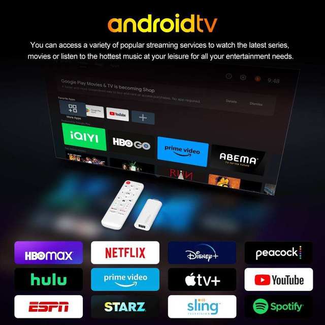 2026 Hot Selling Custom MAX STB 8K Smart Android 14 2G 16G Europe UK France Germany USA Canada Support Amlogic S905W