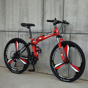 Precio al por mayor llanta de aleación de aluminio marco de acero 21 velocidades Bicicleta 26 27,5 29 pulgadas MTB ciclo adulto bicicleta <span class=keywords><strong>plegable</strong></span> para hombres - Product Image 3