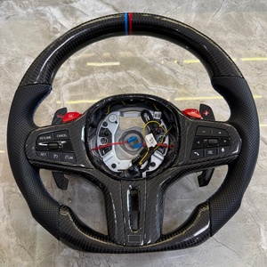 Volant forgé avec palettes de commande pour <span class=keywords><strong>BMW</strong></span> Séries F, M, X, G (F02 M550i, 640i, 840i, 850i, 135i, 116i, 218i) - Offre Spéciale - Product Image 1