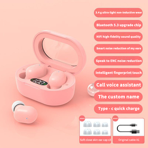 <span class=keywords><strong>Auriculares</strong></span> intrauditivos TWS con Bluetooth, audífonos estéreo inalámbricos con tecnología TWS, con diseño más reciente, de color macaron, con pantalla táctil, modelo E8S - Product Image 4
