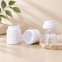 Flacon pompe sans air YN505C à filetage direct usine, 30-100 ml, avec bouchon PETG, pot cosmétique sous vide pour emballage de sérum et lotion