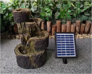 Panneaux solaires fontaine d'eau, décoration de jardin, livraison gratuite