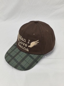 Gorro de Béisbol Retro de Moda Estilo Vintage con Visera a Cuadros, Bordado Plano Personalizado, Informal, de Alta Calidad - Product Image 3