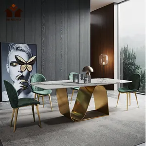 테이블 및 의자 세트 유명한 디자인 정신 기본 식탁 의자 정장 현대 Esstish Stuhl 세트 홈 가구
