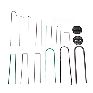 Clous de fixation pour gazon en acier galvanisé, clous en U pour jardin - Product Image 4