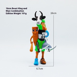 Explosiones transfronterizas Shanghai Jing Monster Muñeca de <span class=keywords><strong>elefante</strong></span> de PVC hecha a mano Adornos periféricos de escritorio para <span class=keywords><strong>el</strong></span> modelo AI de maternidad - Product Image 4