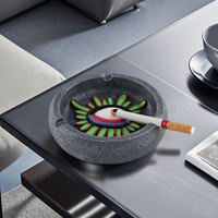 Cendrier créatif en résine œil porte-bonheur, cendrier décoratif pour cigarettes, ornement de table, décoration de bar à domicile, cadeau pour fumeurs