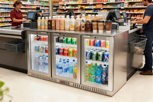 Nuelead NE-300CS - Estación de Enfriamiento Rápido para Cócteles, Refrigerador para Barra Trasera, de Acero Inoxidable, Integrado, con Pantalla Digital - Product Image 6