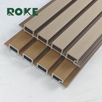 ROKE - Vente en gros de panneaux muraux en composite WPC pour l'extérieur, panneaux muraux en marbre WPC imperméables, panneaux de bardage en bois WPC pour clôtures extérieures