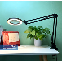 Desktop Dual-axis Cantilever Holder 10x Magnifying Glass Adjustable Color Temperature Usb Powered Ring Light Light Photographic
