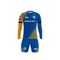 Ensemble de maillots de football personnalisés de haute qualité 2023, uniforme de football de club, uniforme de gardien de but à manches longues, kit de service OEM
