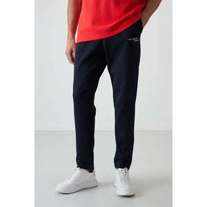 Ensemble de survêtement pour homme Fiesta, bleu marine, coton, coupe ample, décontracté, respirant, 400 g/m² - Product Image 4