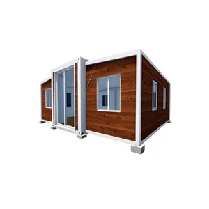 Luxury Movable And Foldable 40ft 20ft Expandable Prefab Container House For Sale