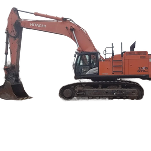 Machinerie de construction, exploitation minière, utilisant une grande excavatrice d'occasion Hitachi ZX670, excavatrice Hitachi à vendre - Product Image 1