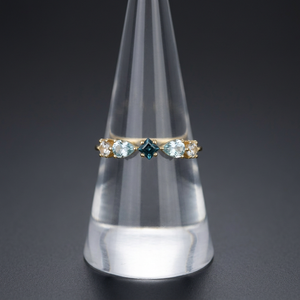 Customizable S925 14K Gold Plated Rhodium Plated Classic <b>Ring</b> Pink Opal Cubic Zirconia for Parties - Product Image 3