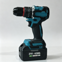 Perceuse à percussion sans fil 20V/21V sans balais, capacité de perçage maximale de 10 mm, vitesse variable, conception ergonomique, qualité professionnelle robuste