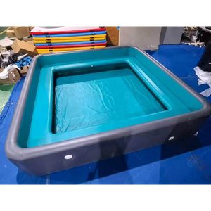 Piscine gonflable durable à structure Drop Stitch, grande piscine rectangulaire rigide, piscine portable pour la famille, jeux aquatiques dans la cour - Product Image 6
