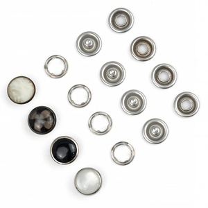 กระดุมแป๊กโลหะแบบมุก 9.5 มม. แบบกำหนดเองได้ กระดุมห้าขา - Product Image 1