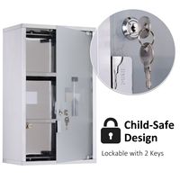 Armoire murale personnalisable pour premiers secours, boîte de rangement métallique verrouillable pour cliniques et hôpitaux, directement de l'usine