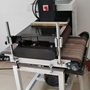 Machine de ponçage et de polissage économique pour le travail du bois, à table, à brosse plate, à bande et à tambour - Product Image 3