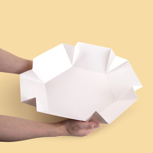 Plato de Cartón Plegable para Comida Halal, con Compartimentos para Platos Árabes Personalizados como Saliq Kabli Biryani, Bukhari Kabsa y Mandi Rice Box - Product Image 2