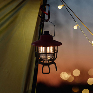 Lanterne de camping rétro portable à LED, étanche IPX4, batterie rechargeable, lumière blanche chaude pour utilisation en tente extérieure - Product Image 2
