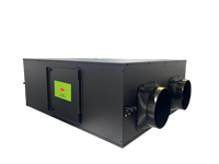 Système de ventilation ERV monté au plafond de 1000 m³/h, échangeur d'air frais à récupération de chaleur pour bâtiment commercial